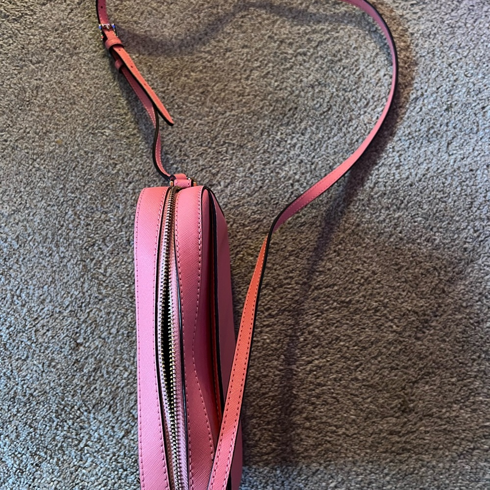 Coral Pink Michael Kors Satchel - Picture 5 of 15